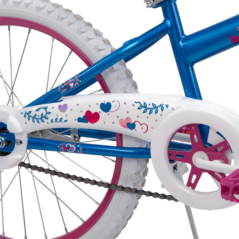 GIRLS KIDS BIKE 20-Inch Bicycle Ages 5-9 Years, Blue and Pink