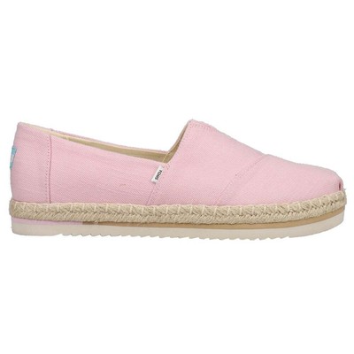 

Розовые женские повседневные туфли на плоской подошве TOMS Alpargata с веревкой на платформе 10017845T, Розовый, TOMS Alpargata Platform Rope Slip On