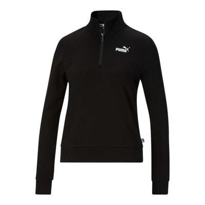 

Женская толстовка с круглым вырезом Puma Ess+ Half Zip, размер  84847201, Черный