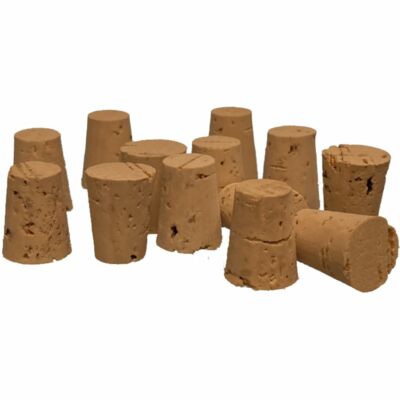 Cork Stoppers, Size 4, XXX Quality, Karter Scientific 19A4 (Pack 25)