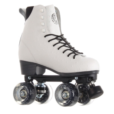 Luna Skates Rollschuhe Princess Roller Derby Figure Kunstlauf EU40 UK6.5 weiss