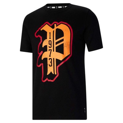 

Puma Dylan Graphic Crew Neck Short Sleeve Athletic T-Shirt Mens Size  Casual, Черный, Puma Dylan Graphic Crew Neck Short Sleeve Athletic T-Shirt