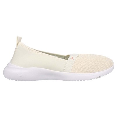 

Женские кроссовки без шнуровки Puma Adelina, размер 9 M, повседневная обувь 369621-19, Off white, Puma Adelina Slip On