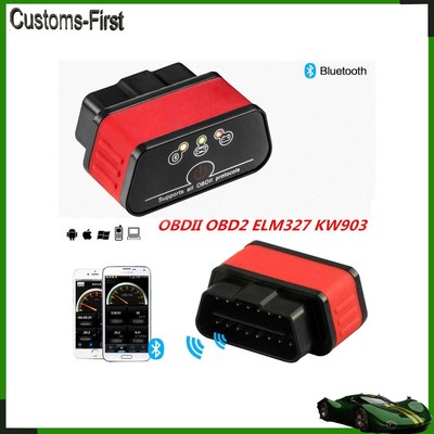 KW903 ODB2 OBDII Bluetooth Car Diagnostic Scanner Code Reader Tool For Android