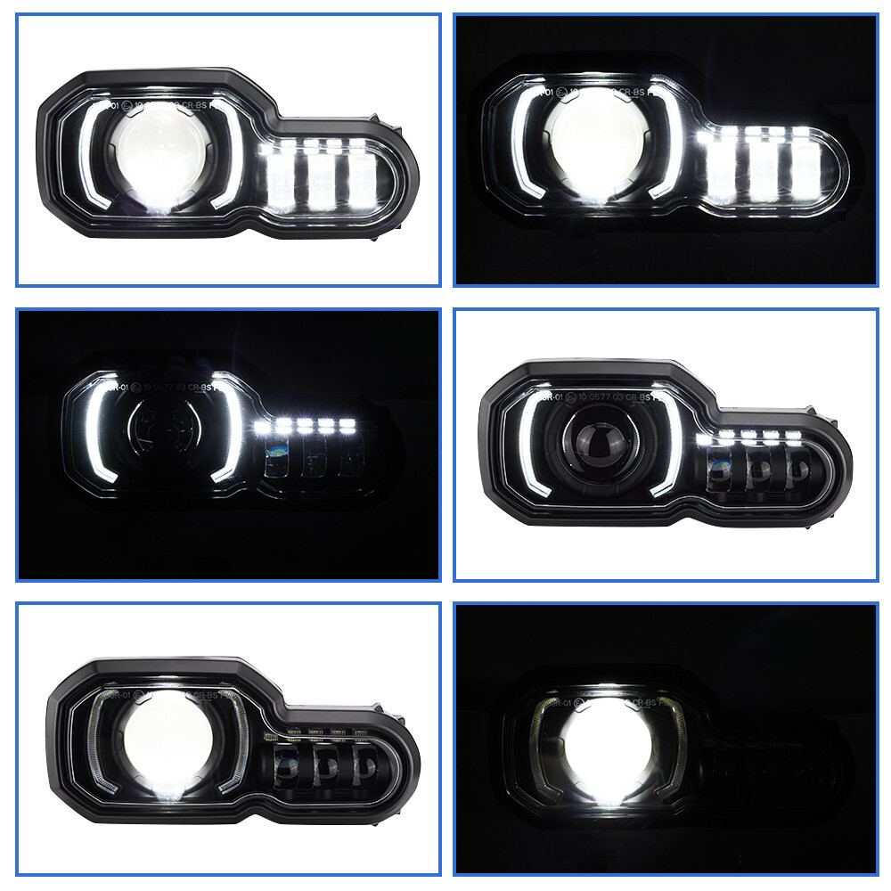 LED Headlight DRL HI/LO Beam For BMW F800GS Adventure 2013-2018 F800GS 2008-2018