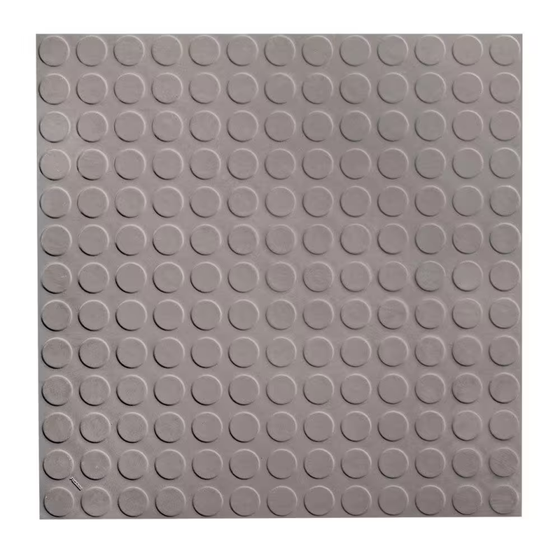 Rubber Floor Tile Commercial Flooring Slip Resistant Durable Gym Garage Tile