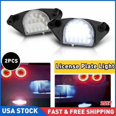 4pcs LED License Plate Light Tail Lamp Assembly 1984-2013 for Chevrolet Corvette