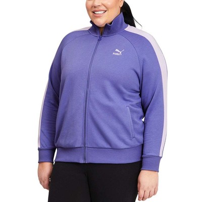 

Спортивная куртка Puma Iconic T7 Full Zip Plus женская, размер , повседневная спортивная верхняя одежда, Синий, Puma Iconic T7 Full Zip Track Jacket Plus