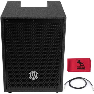 Warwick Gnome Pro CAB 12/4 Compact 1x12 300-Watt Bass Speaker Cab, Cable & Cloth