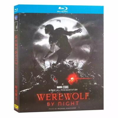 New Werewolf by Night (2022) Blu-ray BD Movie All Region 1 Disc Boxed