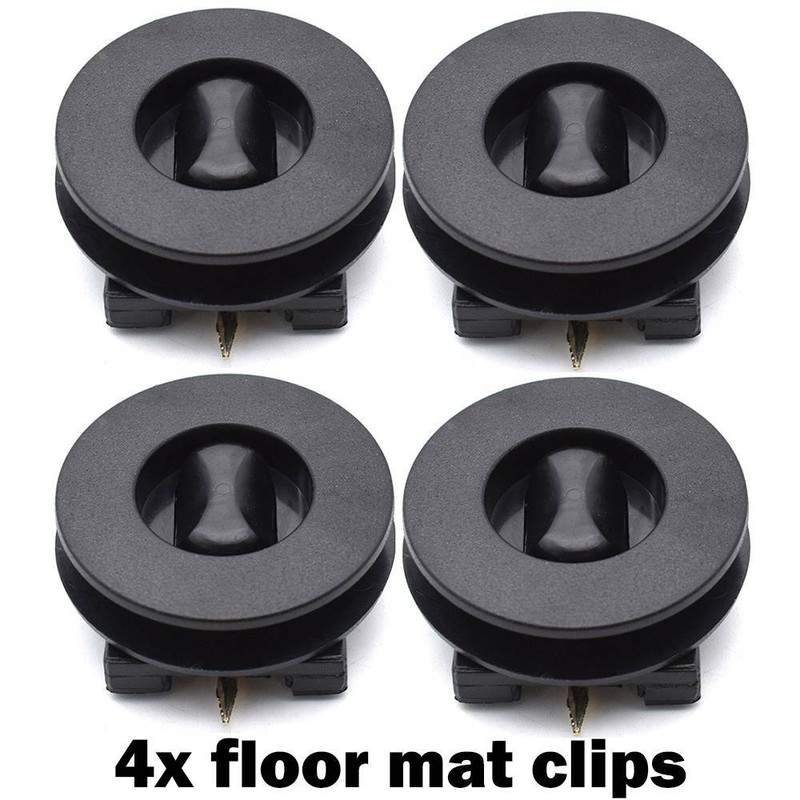 4X Universal Grips Clamps Holders Car Floor Mat Clips Carpet Fixing