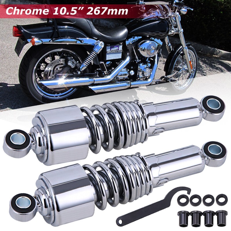 For Harley Touring CVO Road King Street Glide Chrome 10.5'' Rear