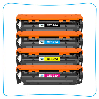 4PK for HP 128A CE320A Toner LaserJet Pro Color MFP CM1415fnw CP1525nw CP1525n