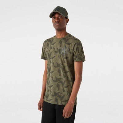 

Футболка New Era Yankees Geo Camo Khaki SS Lifestyle Мужская футболка цвета хаки Sportswera, Зеленый, New Era Yankees Geo Camo Khaki SS Lifestyle T-Shirt