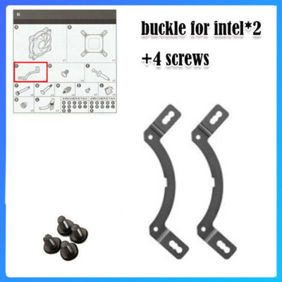 2+4pcs For Cooler Master B120 B240 Intel 115x/1200/1700 AMD AM4 CPU Mounting Kit