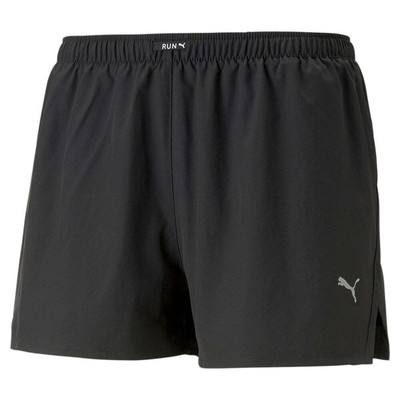

Puma Run Ultraweave Спортивные шорты с разрезом Женские повседневные спортивные штаны размера, Черный, Puma Run Ultraweave Split Athletic Shorts