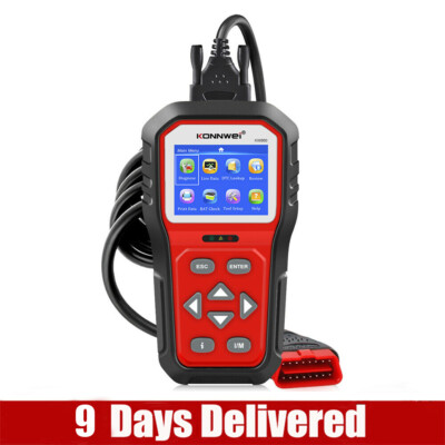 KONNWEI KW860 OBD2 Engine Code Reader Monitor Readiness Diagnostic Scanner Tool
