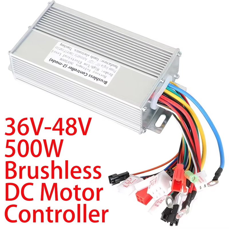 36/48V 500W Brushless DC Motor Dual Mode Controller for Electric Bicycle Electri