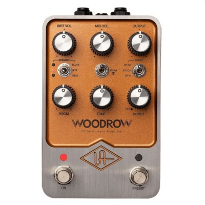 UNIVERSAL AUDIO UAFX WOODROW Authentic Re-creation '65 Amp Modeling Stompbox