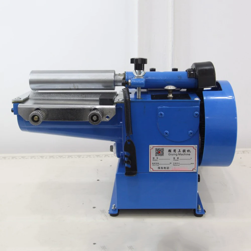 Strong gluing machine 160mm yellow rubber petrol rubber roller on plastic machin