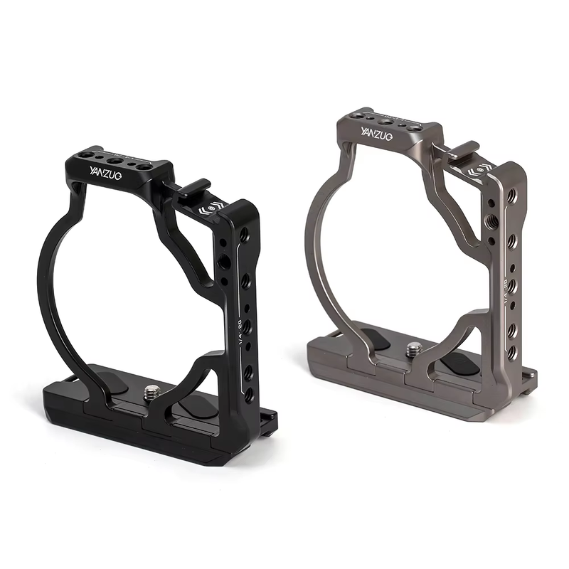 Camera Cage Rig For Canon EOS R Camera Protective Case with Handle Side Grip for