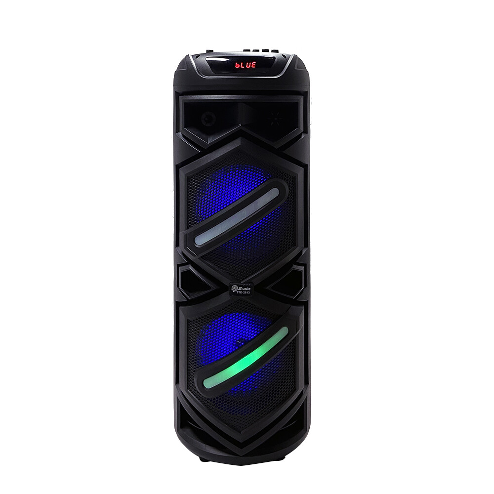 6000W Portable Bluetooth Speaker Dual Sub woofer Heavy Bass Sound System Party
