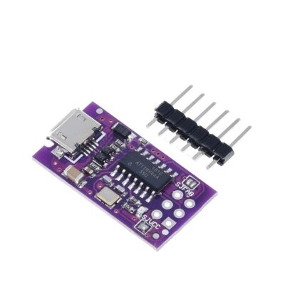 5V Micro USB Tiny AVR ISP ATtiny44 USBTinyISP Programmer For Arduino Bootloader
