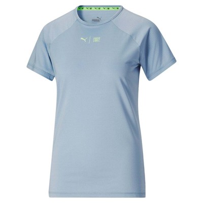 

Puma First Mile X Crew Neck Short Sleeve Athletic TShirt Womens Size  Casual T, Синий