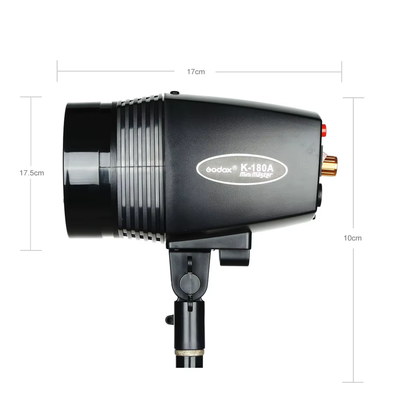 GODOX K-180A Mini Master 180W Studio Strobe Photo Compact Flash Light Lamp