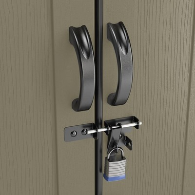 Suncast 7 x 7 Resin Storage Shed Multi-Wall Panel W/ Floor Options Door Latch