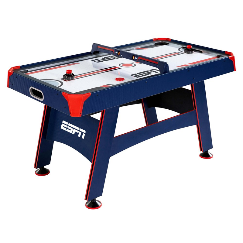 Air Powered Hockey Table with Overhead Electronic Scorer 60 inch Indoor Game New