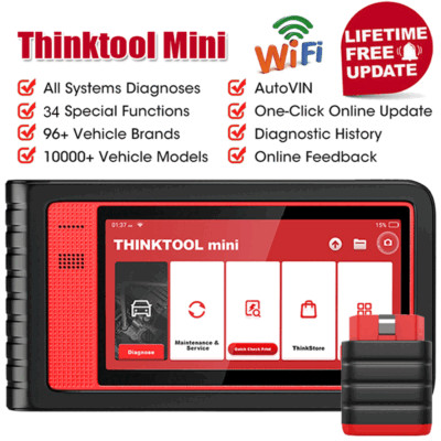 Thinkcar Thinktool mini Car Diagnostic Tool OBD2 Scanner K-ey Coding Code Reader