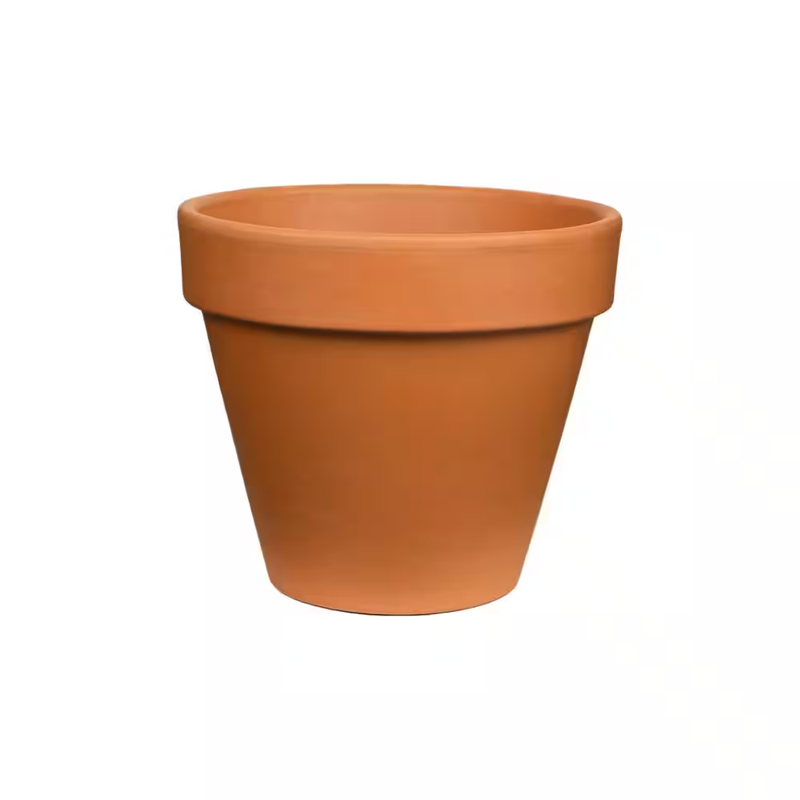 Pennington Terra Cotta Pot 12in Clay Flower Planter Indoor Outdoor Drainage Hole