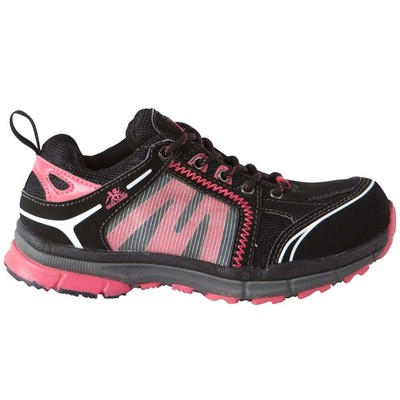 

HOSS Boots Robin Athletic Safety Runner Work Womens Size 9 D Рабочая защитная обувь, Black;pink, HOSS Boots Robin Athletic Safety Runner Work