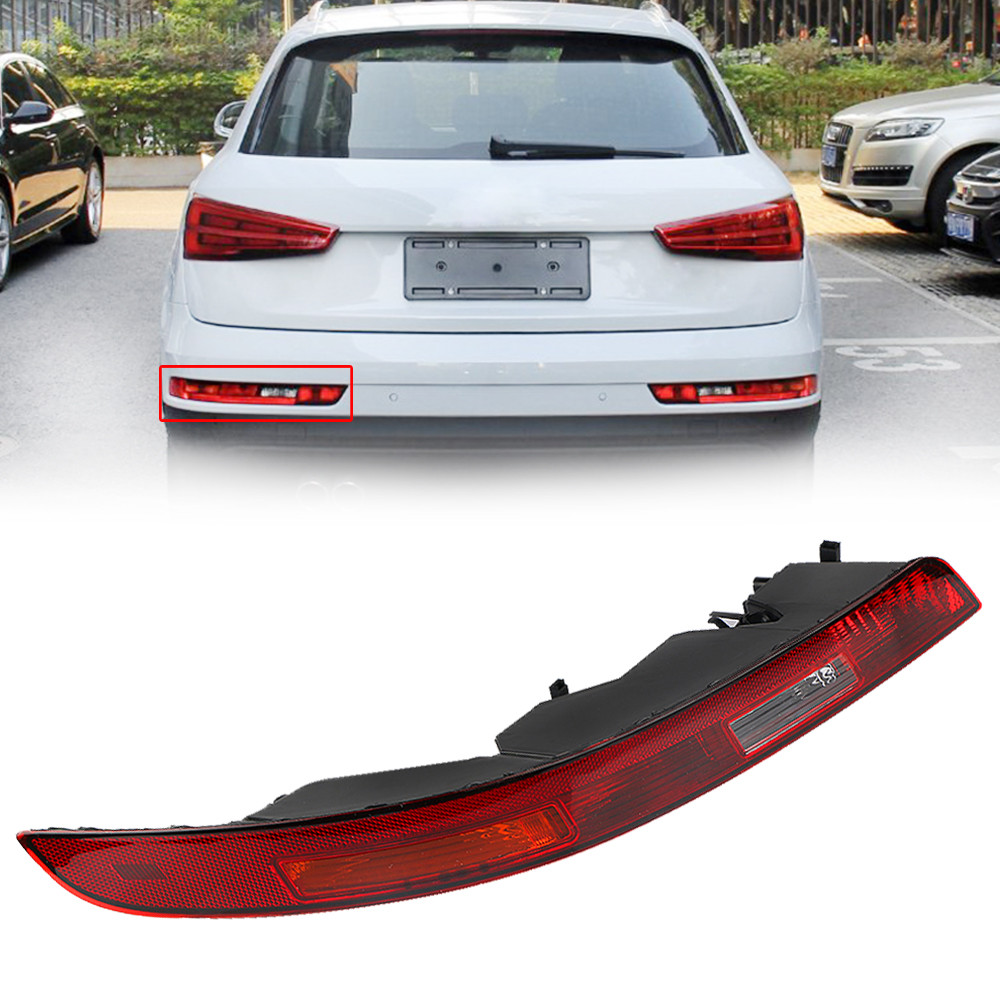 Left Rear Bumper Lower Tail Light Reverse Stop Lamp For AUDI Q3 SUV