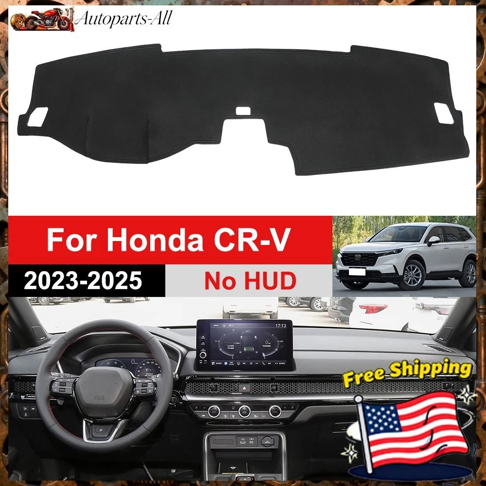 Dashboard Cover Dash Mat For Honda CR‑V 23‑25 No HUD LHD Sun Shade Pad