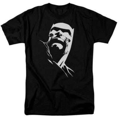 Batman DKR Head T Shirt Licensed Comic Book Tee Black