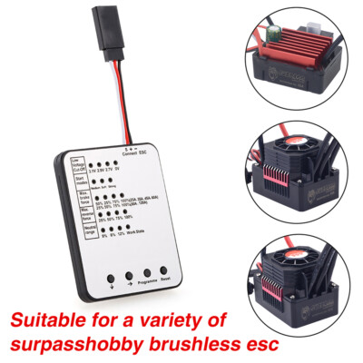 LCD LED Programing Card for Rocket Turbo TS160 V2 160A Hobbywing QuicRun 60A ESC