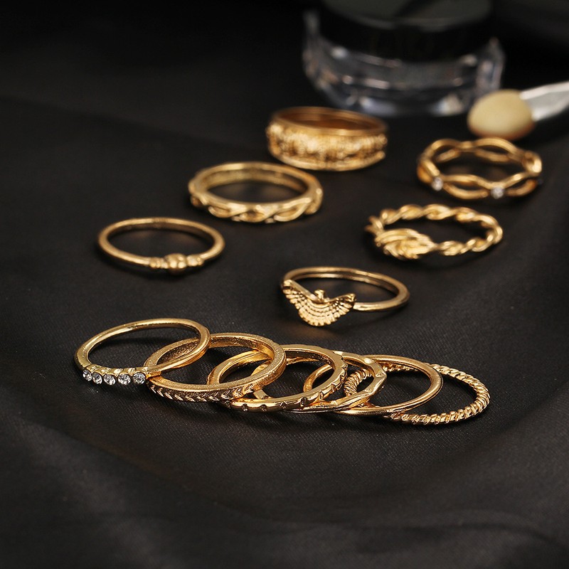 ring set gold ring set gold