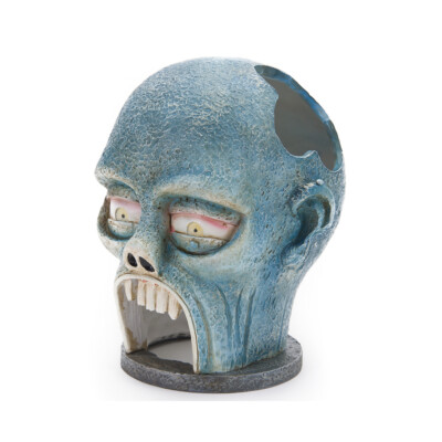 THE SWIMMING DEAD ZOMBIE SKULL HIDE AWAY 4.5in