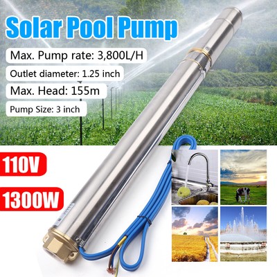 Solar Water Pump Deep Bore Well Submersible Water Pump MPPT Controller Best Sale