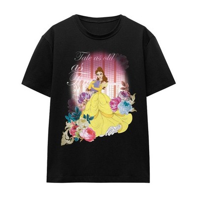 Beauty And The Beast  Camiseta de Bella Flores para Adultos Unisex (TV17155)