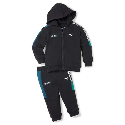 

Спортивный комплект Puma Mercedes F1 Sweat Jogger для малышей, размер , повседневный спортивный 533711-0, Черный, Puma Mercedes F1 Sweat Jogger Set Toddler