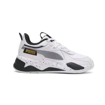 

Puma RsX Final Round Lace Up Youth Boys Белые кроссовки Повседневная обувь 38982401, Белый, Puma RsX Final Round Lace Up Youth
