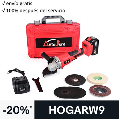 Amoladora Radial Angular 830W Disco 125mm a Batería Li-ion 18V / 20V Brushless