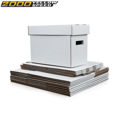 Comic Books Storage Boxes Short Holds 150-175 Stackable Durable Archive 10Pcs 