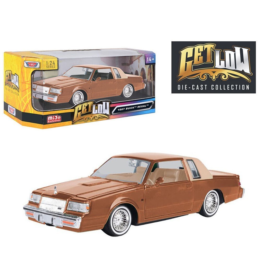 1/24 MotorMax GET LOW 1987 Buick Regal Diecast Model Car