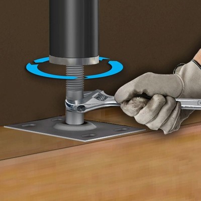 Tiger Brand Jack Post 8 ft. 4 in. Adjustable Height Self-Centering Pilot Tube