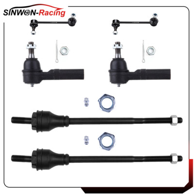 For 2003-2019 Chevrolet Express 3500 2500 3500 6Pcs Ball Joints Steering Tie Rod