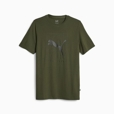 Футболка с круглым вырезом и коротким рукавом Puma Graphics Cat, мужские повседневные топы размера XXL, 6771